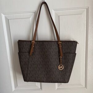 Michael Kors Dark Brown Signature Tote
